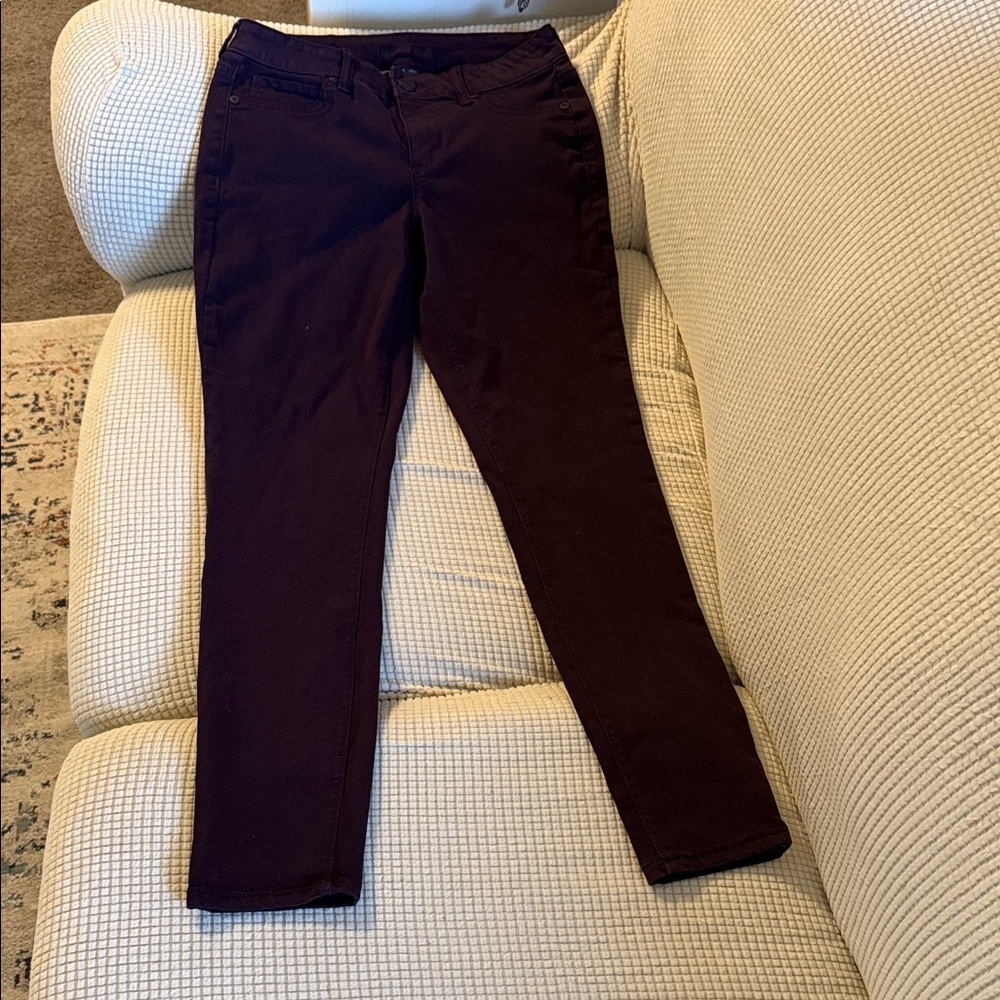 Maurice’s Dark Purple Skinny Jeans Small regular
